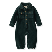 Knit Corduroy Organic Baby Boy Jumpsuit